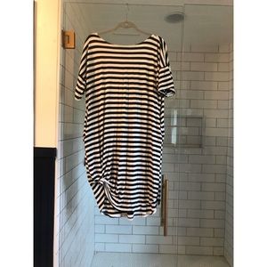 Super soft and comfy striped midi dress